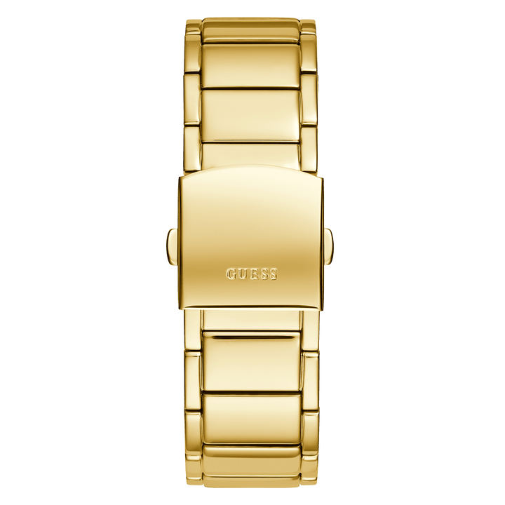 GUESS Mens Gold Tone Multi-Function Watch