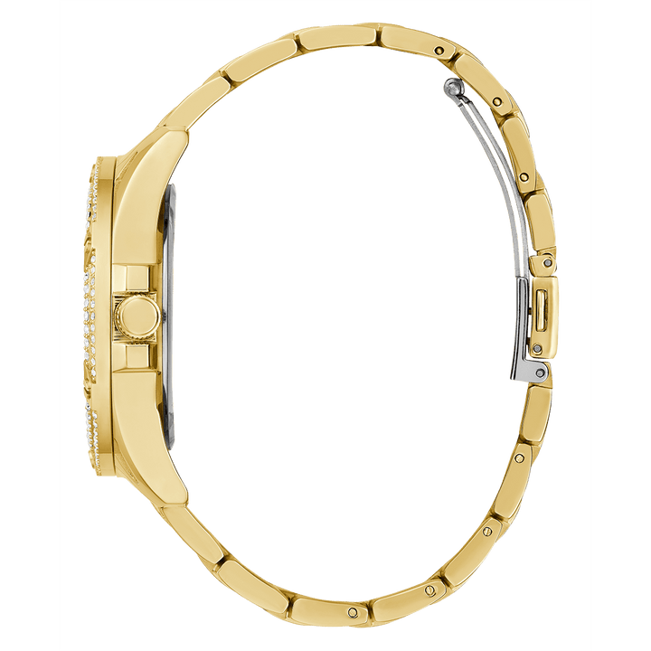 GUESS Ladies Gold Tone Multi-Function Watch