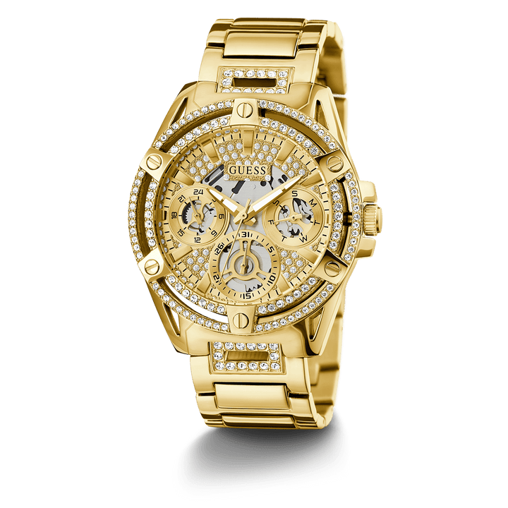 GUESS Ladies Gold Tone Multi-Function Watch