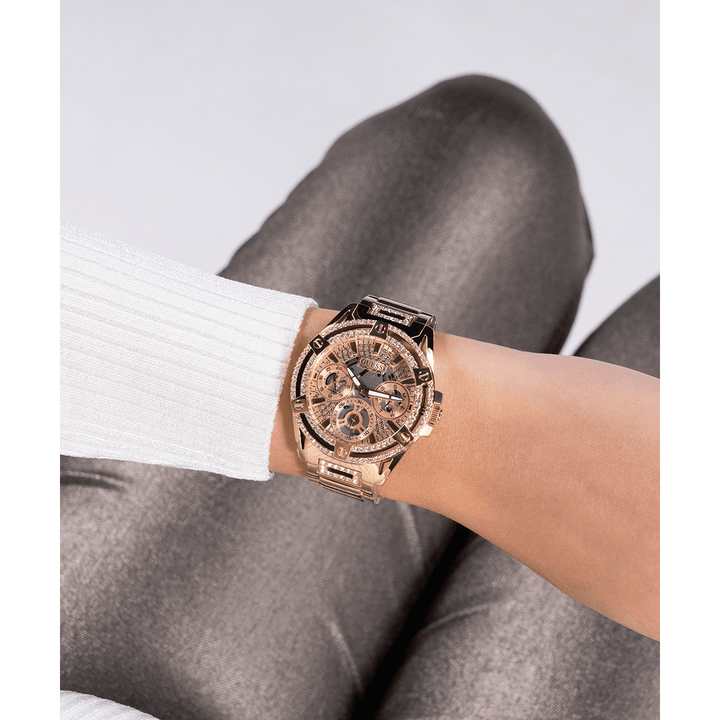 GUESS Ladies Gold Tone Multi-Function Watch