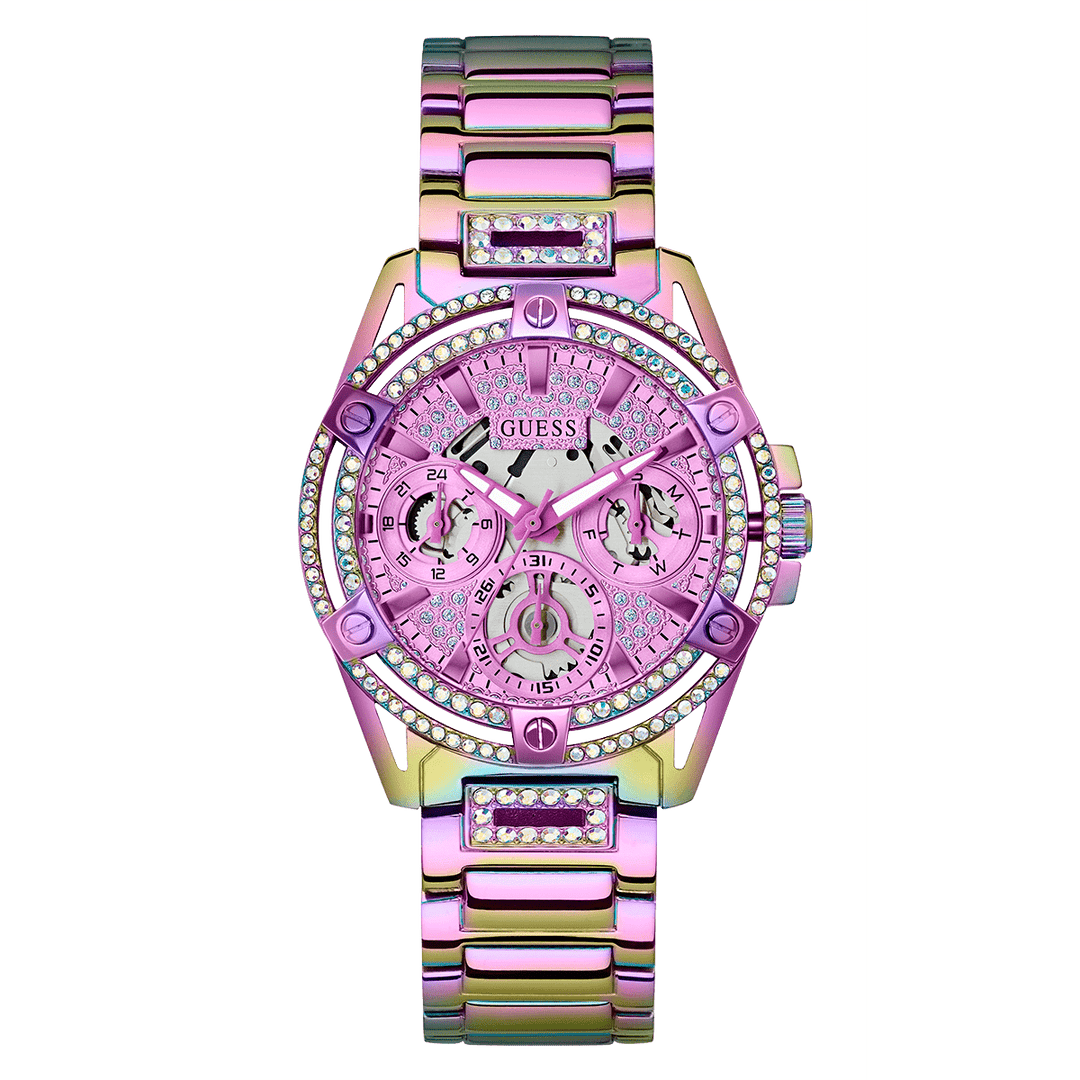 GUESS Ladies Iridescent Iridescent Multi-Function Watch