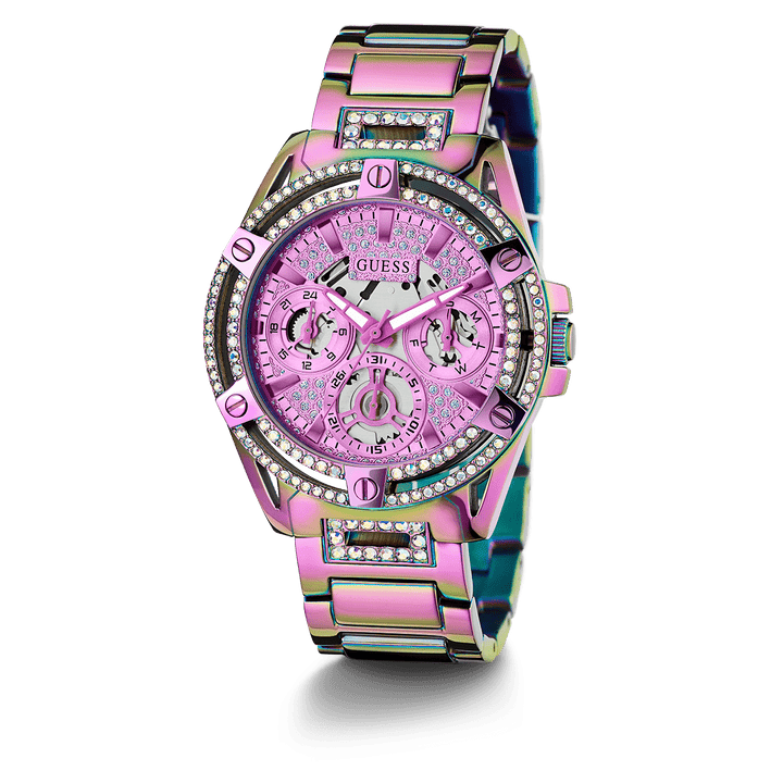 GUESS Ladies Iridescent Iridescent Multi-Function Watch