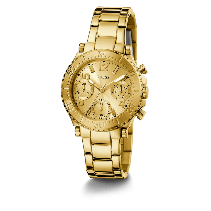 GUESS Ladies Gold Tone Multi-Function Watch