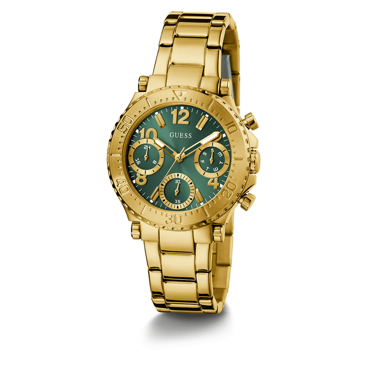 GUESS Ladies Gold Tone Multi-Function Watch