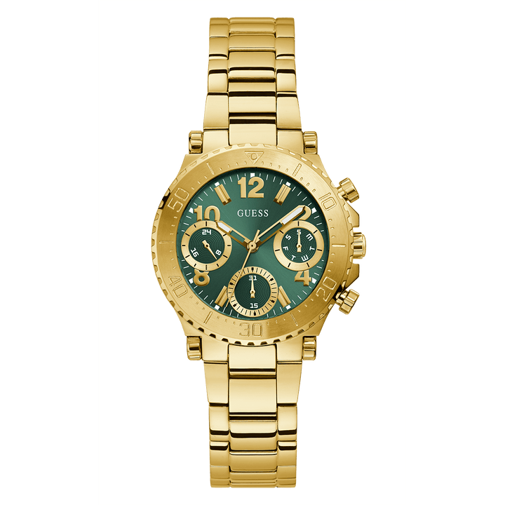 GUESS Ladies Gold Tone Multi-Function Watch
