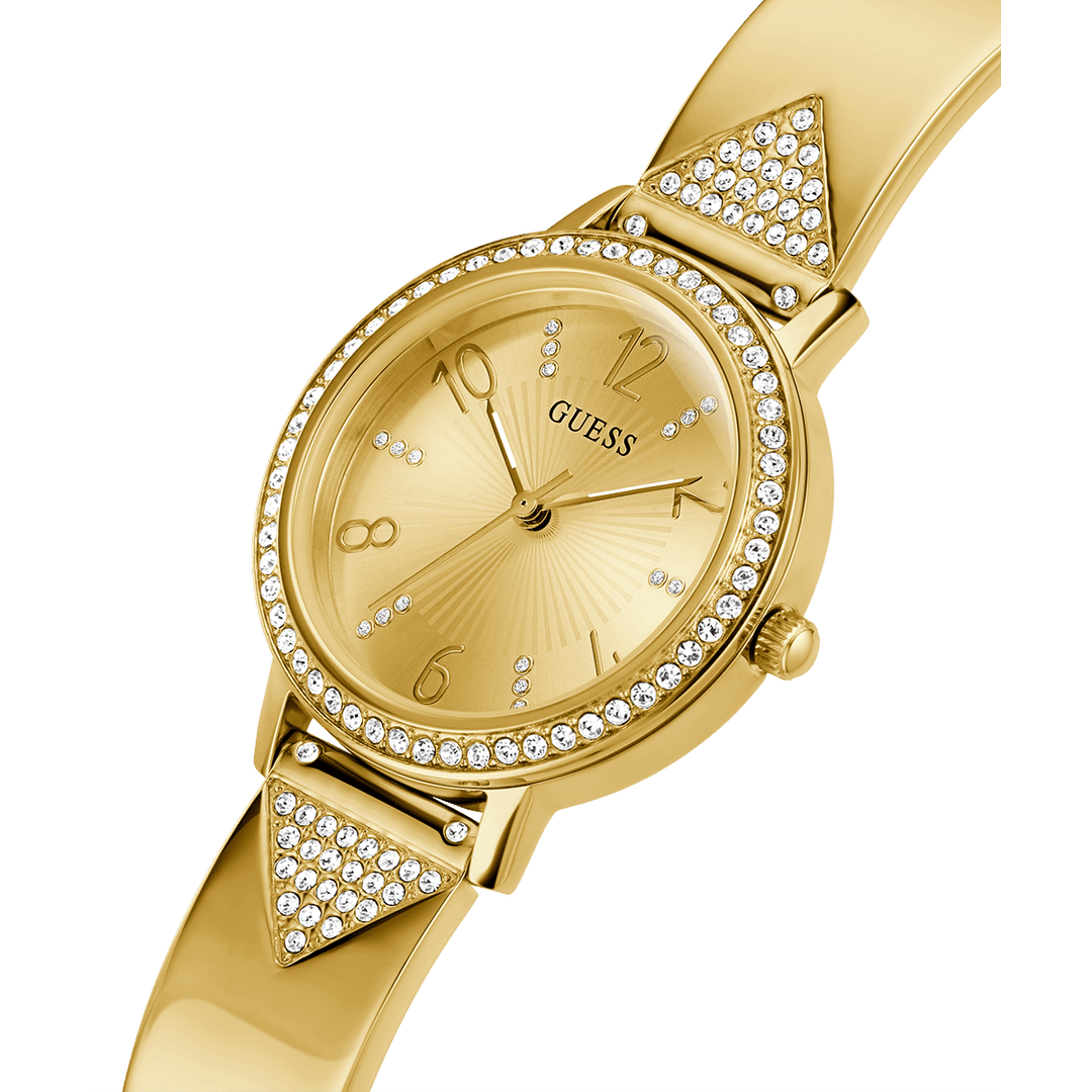 GUESS Ladies Gold Tone Analog Watch