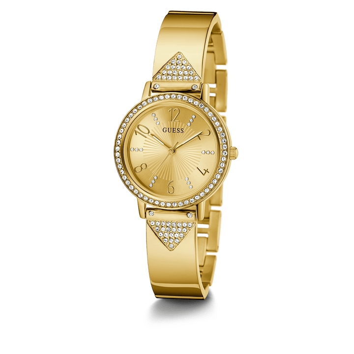 GUESS Ladies Gold Tone Analog Watch