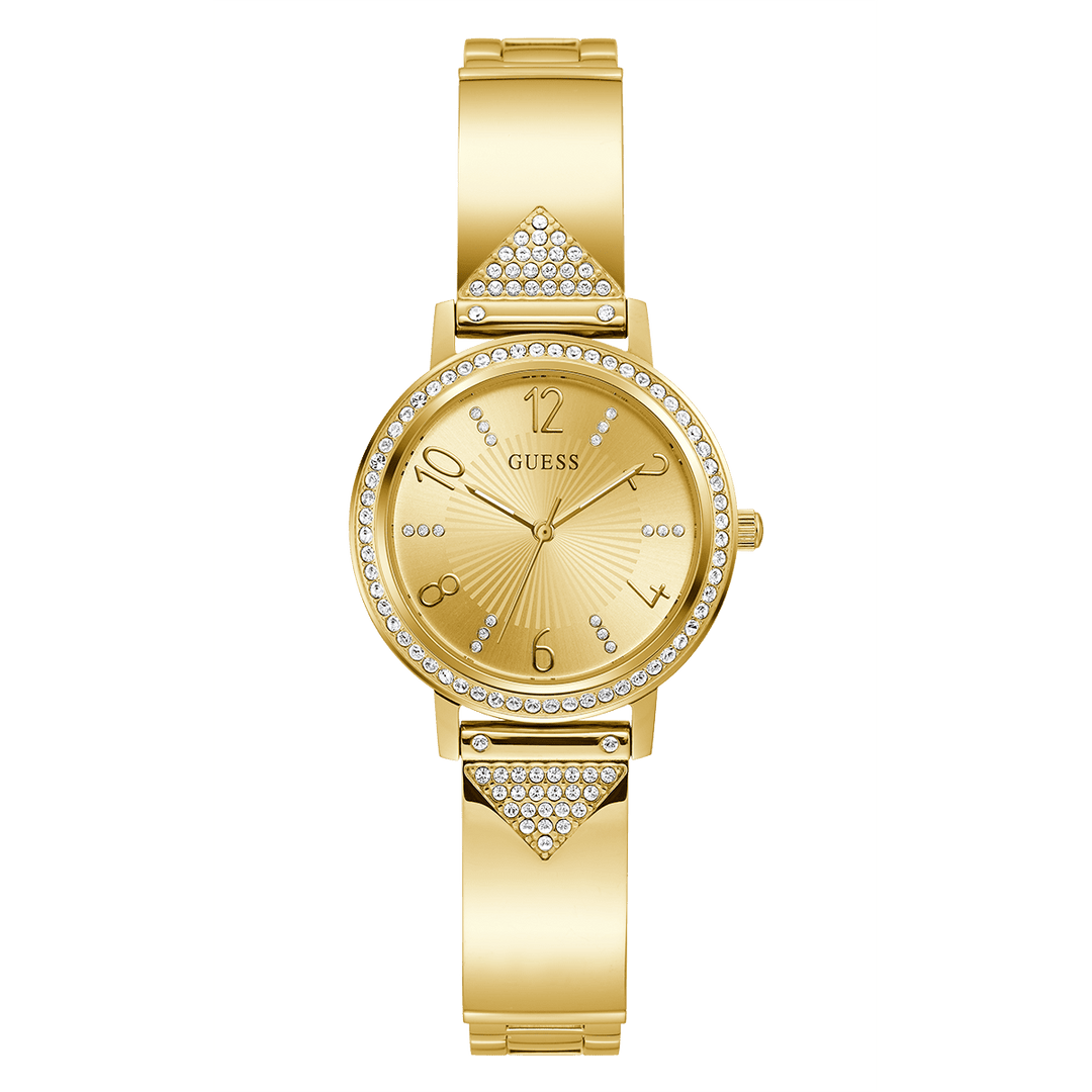 GUESS Ladies Gold Tone Analog Watch
