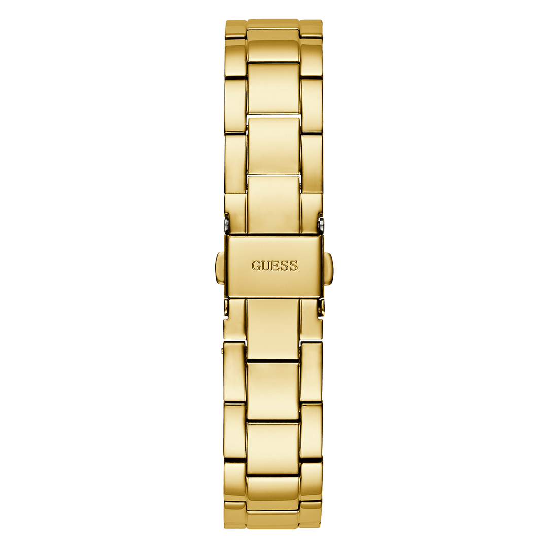 GUESS Ladies Gold Tone Day/Date Watch