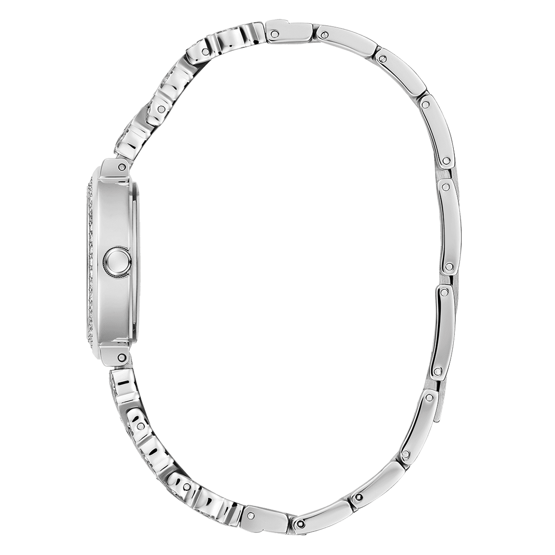 GUESS Ladies Silver Tone Analog Watch