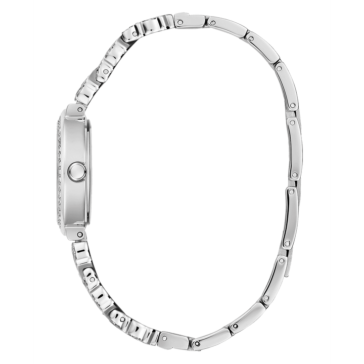 GUESS Ladies Silver Tone Analog Watch