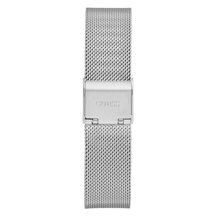 GUESS Ladies Silver Tone Analog Watch