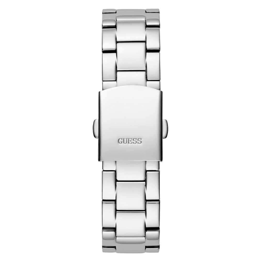 GUESS Ladies Silver Tone Analog Watch