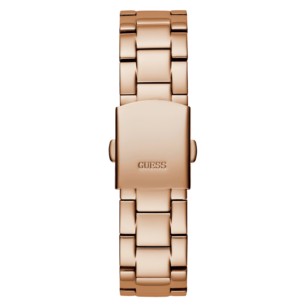 GUESS Ladies Rose Gold Tone Analog Watch