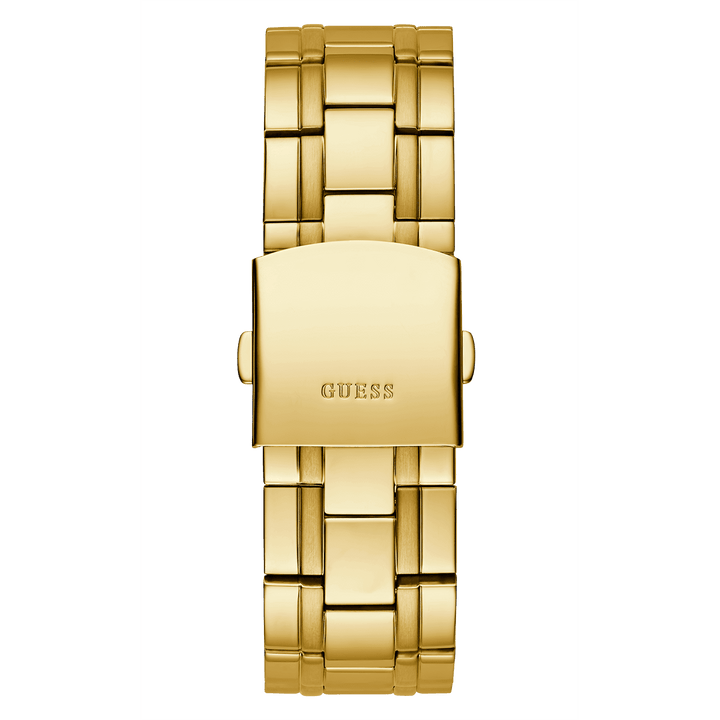 GUESS Mens Gold Tone Multi-Function Watch