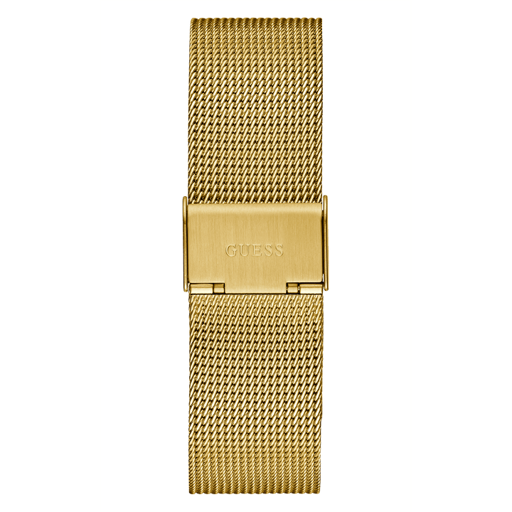 GUESS Mens Gold Tone Analog Watch