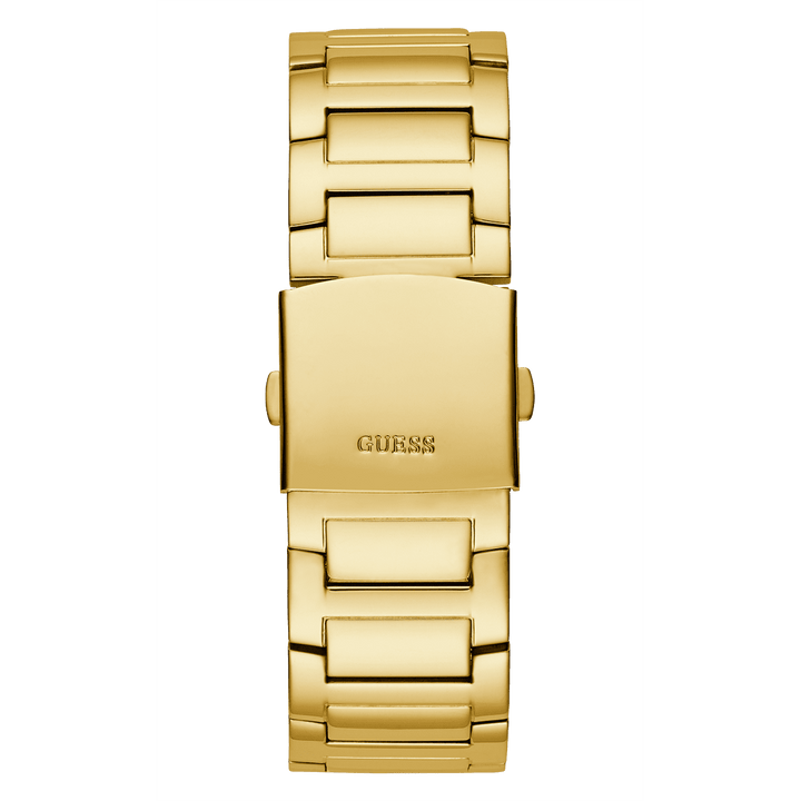 GUESS Mens Gold Tone Multi-Function Watch