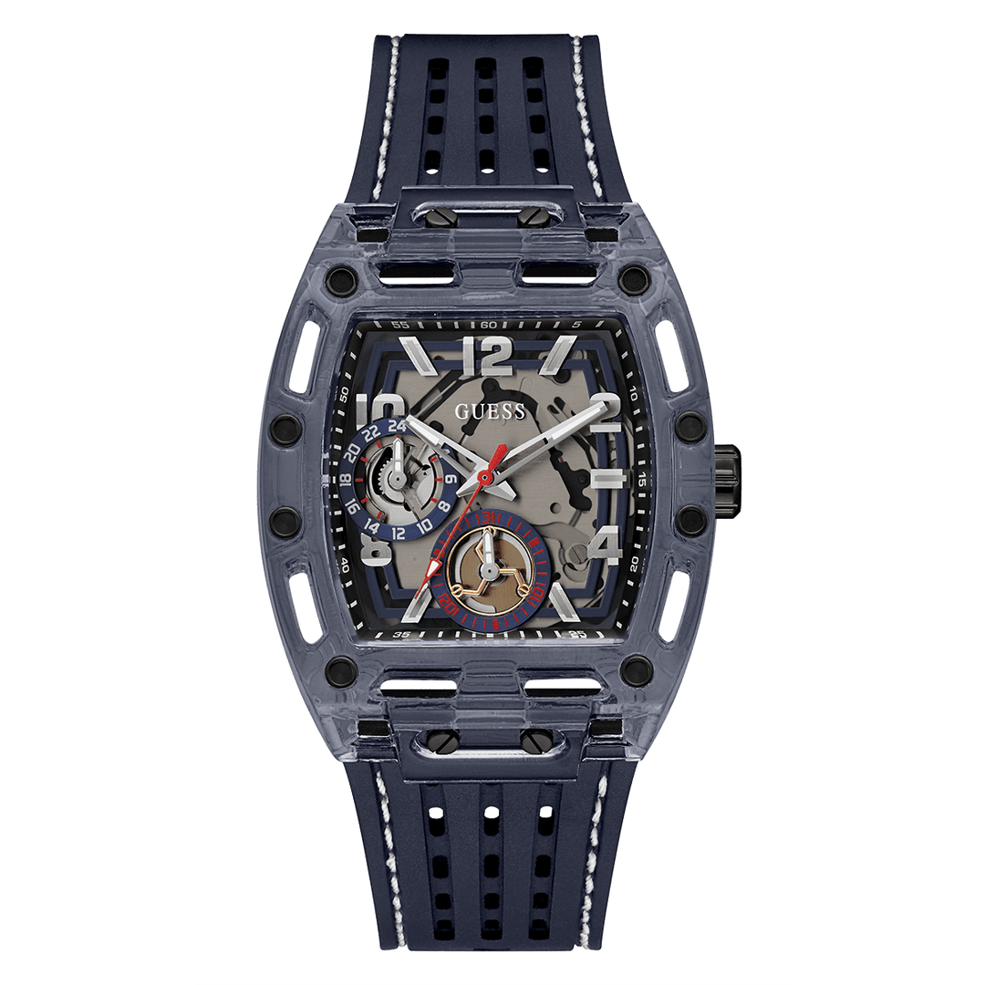 GUESS Mens Blue Navy Multi-Function Watch