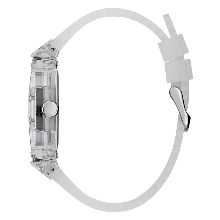 GUESS Mens Clear Multi-Function Watch