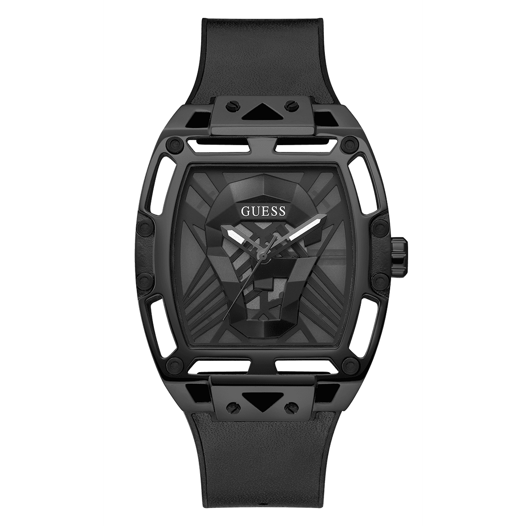 GUESS Mens Black Multi-Function Watch