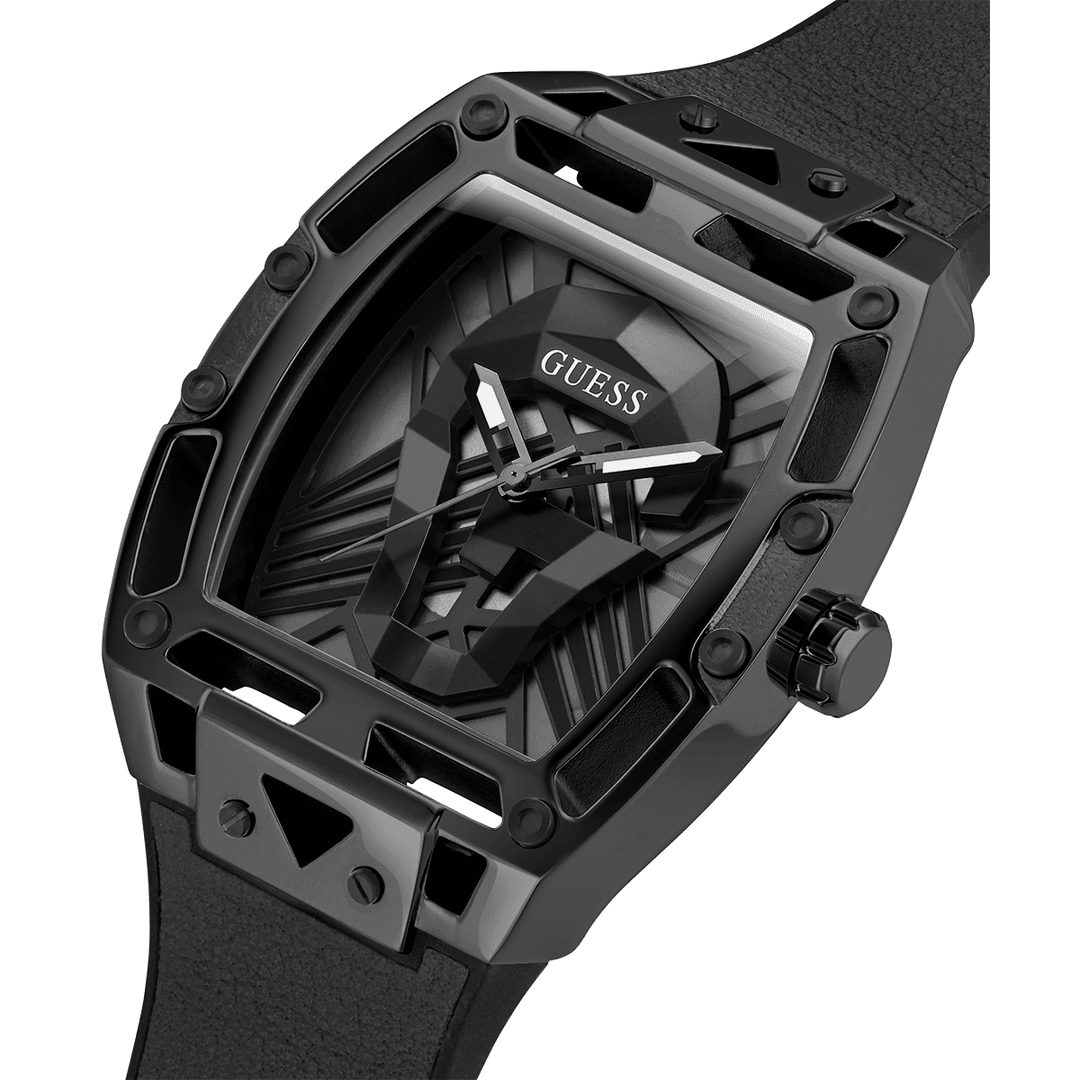 GUESS Mens Black Multi-Function Watch