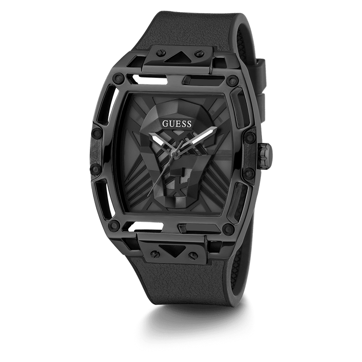 GUESS Mens Black Multi-Function Watch