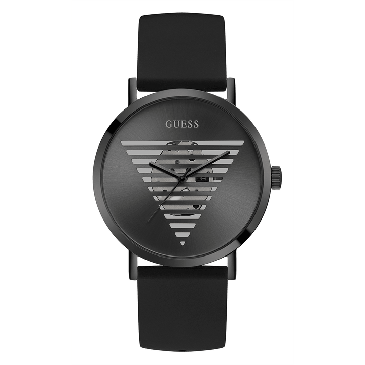 GUESS Mens Black Analog Watch