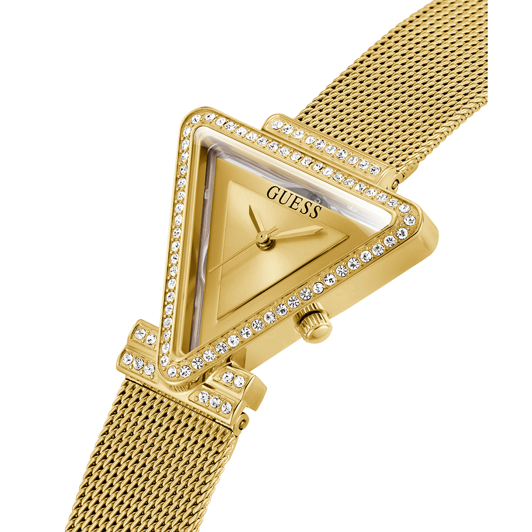GUESS Ladies Gold Tone Analog Watch