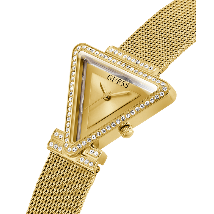 GUESS Ladies Gold Tone Analog Watch