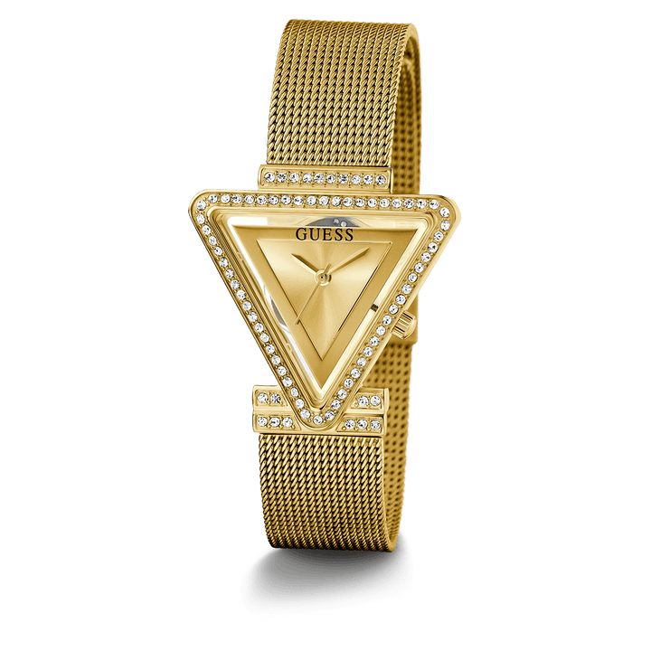 GUESS Ladies Gold Tone Analog Watch