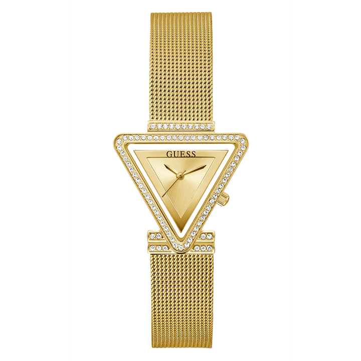GUESS Ladies Gold Tone Analog Watch