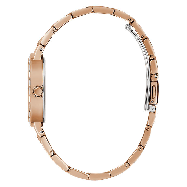 GUESS Ladies Rose Gold Analog Watch
