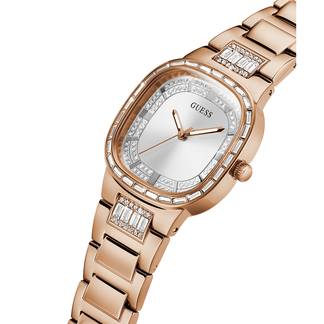 GUESS Ladies Rose Gold Analog Watch