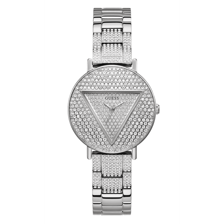 GUESS Ladies Silver Analog Watch