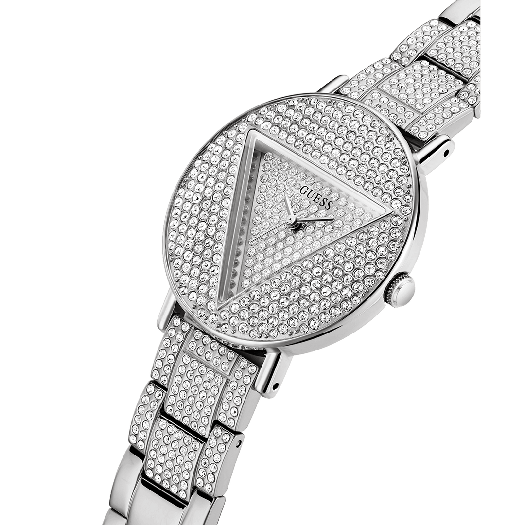 GUESS Ladies Silver Analog Watch