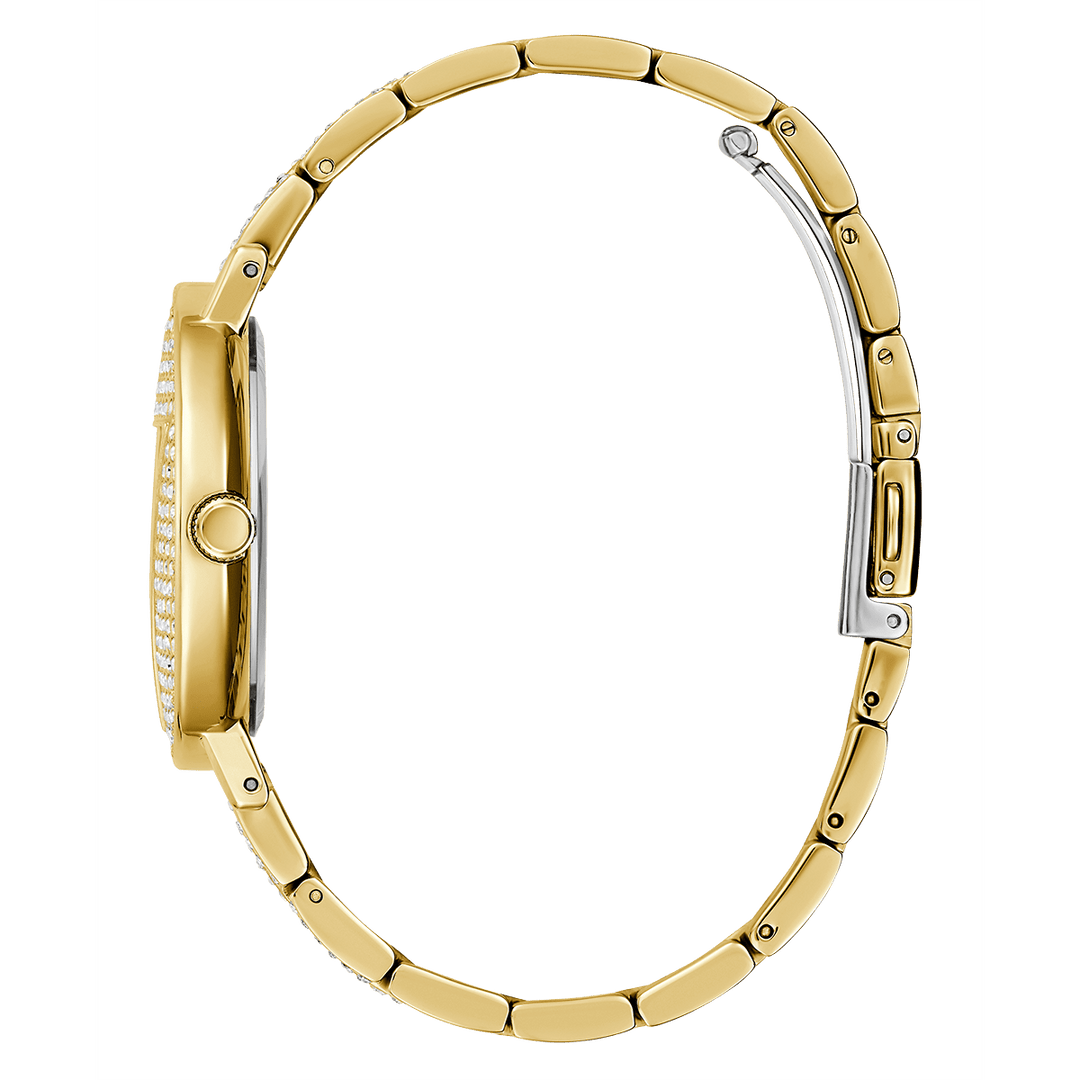 GUESS Ladies Gold Tone Analog Watch