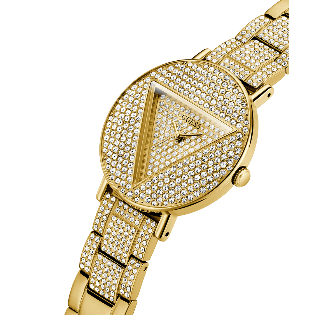 GUESS Ladies Gold Tone Analog Watch
