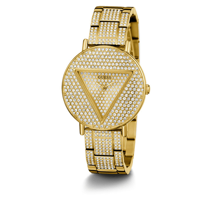 GUESS Ladies Gold Tone Analog Watch