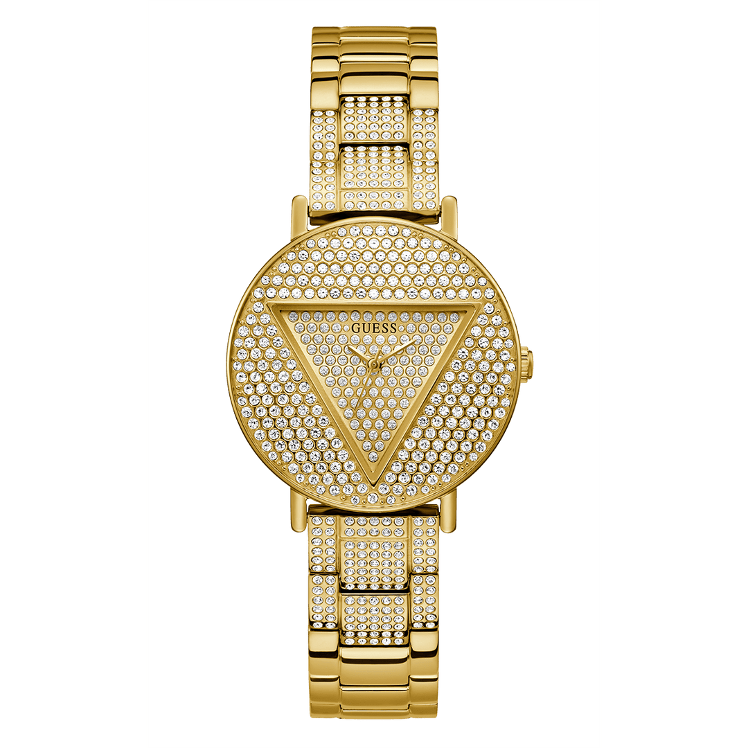 GUESS Ladies Gold Tone Analog Watch