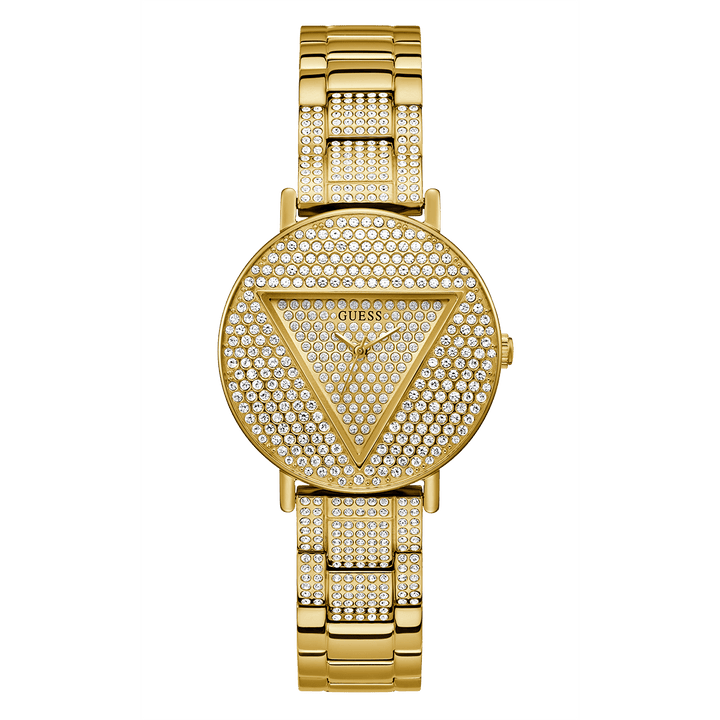 GUESS Ladies Gold Tone Analog Watch