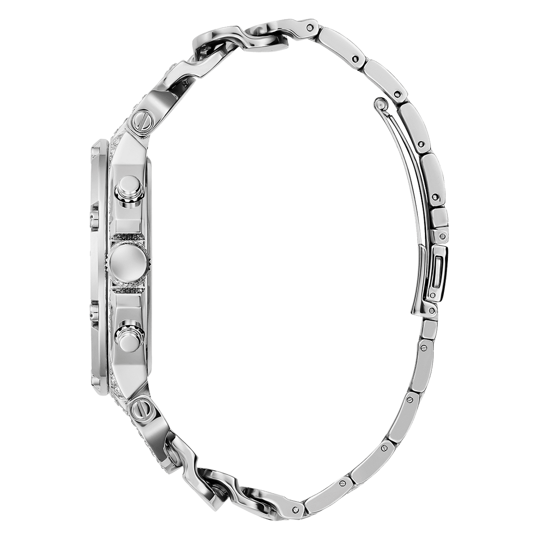 GUESS Mens Silver Multi-Function Watch