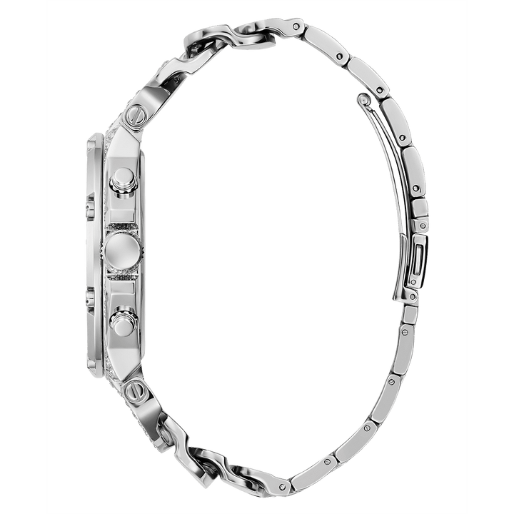 GUESS Mens Silver Multi-Function Watch