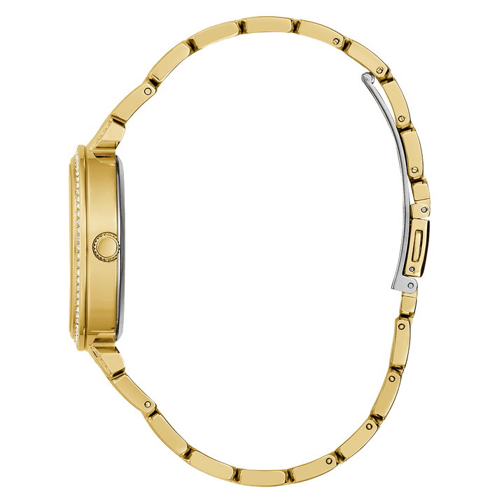 GUESS Ladies Gold Tone Analog Watch