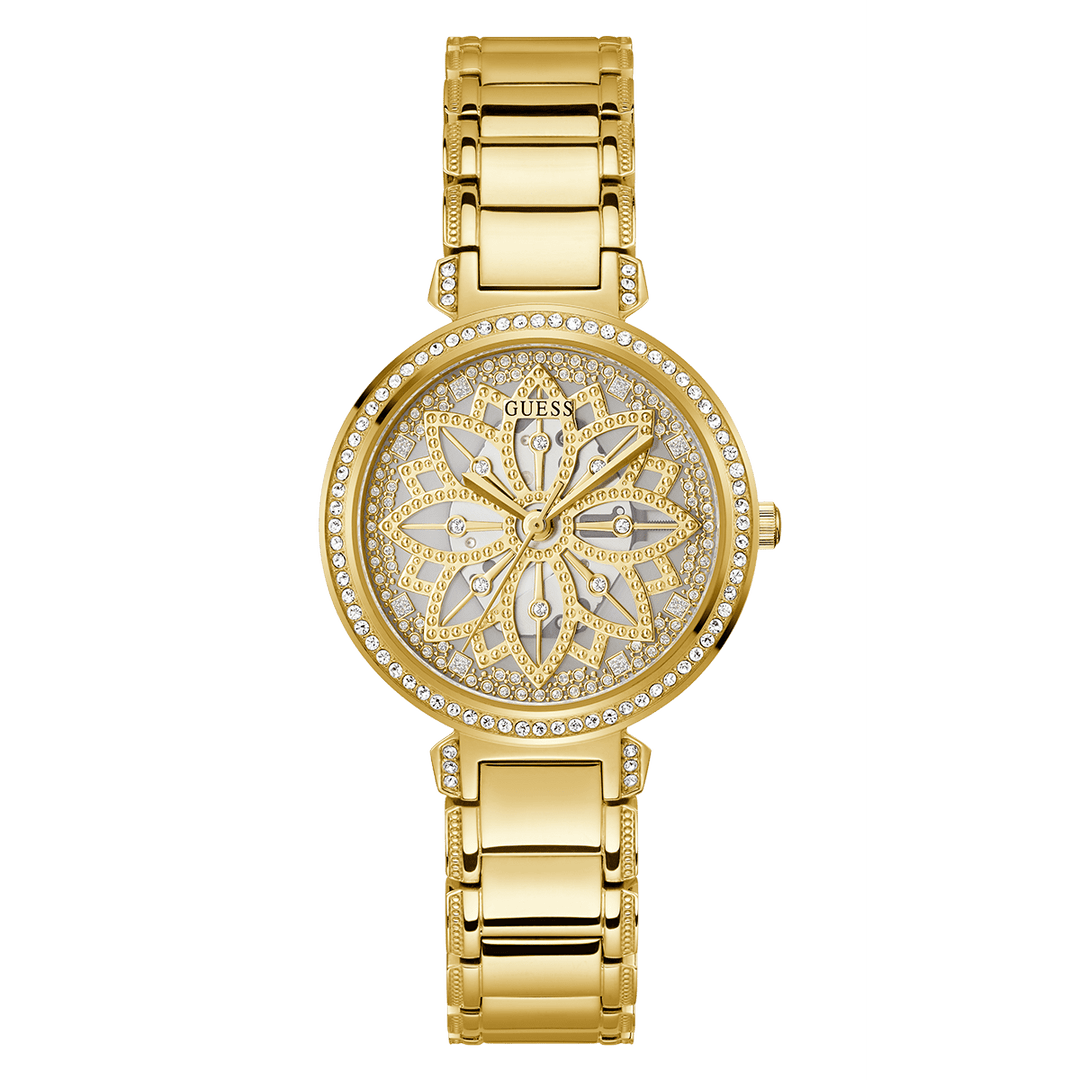 GUESS Ladies Gold Tone Analog Watch