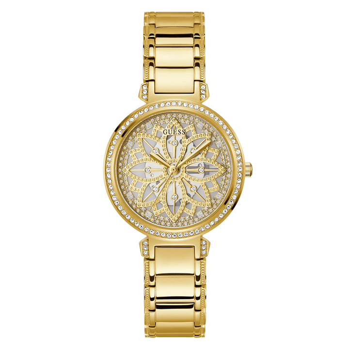 GUESS Ladies Gold Tone Analog Watch