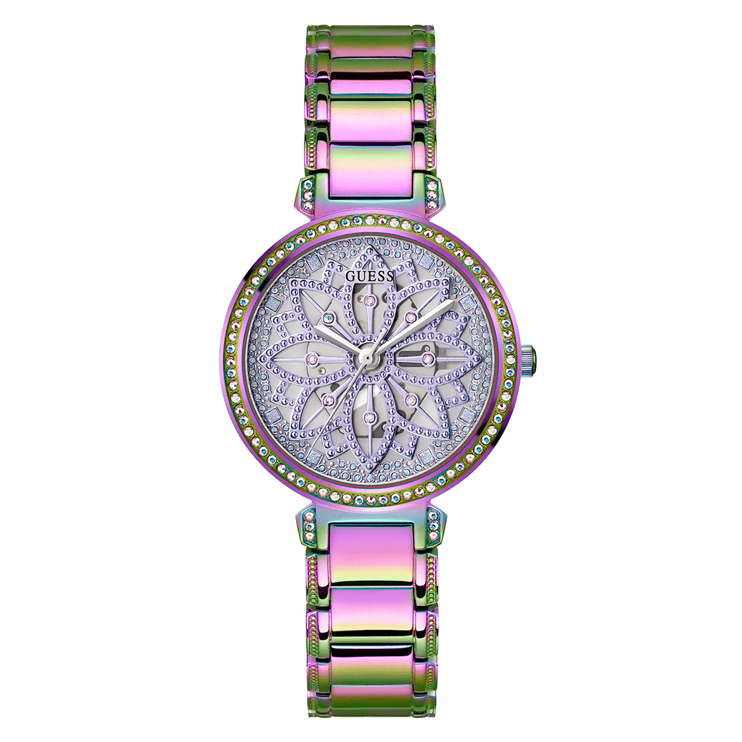 GUESS Ladies Iridescent Analog Watch