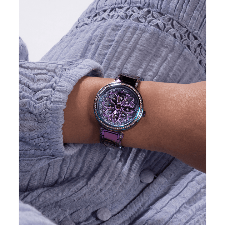 GUESS Ladies Iridescent Analog Watch