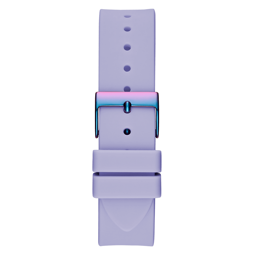 GUESS Ladies Purple Iridescent Multi-Function Watch