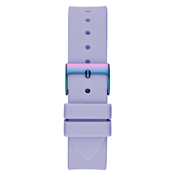GUESS Ladies Purple Iridescent Multi-Function Watch