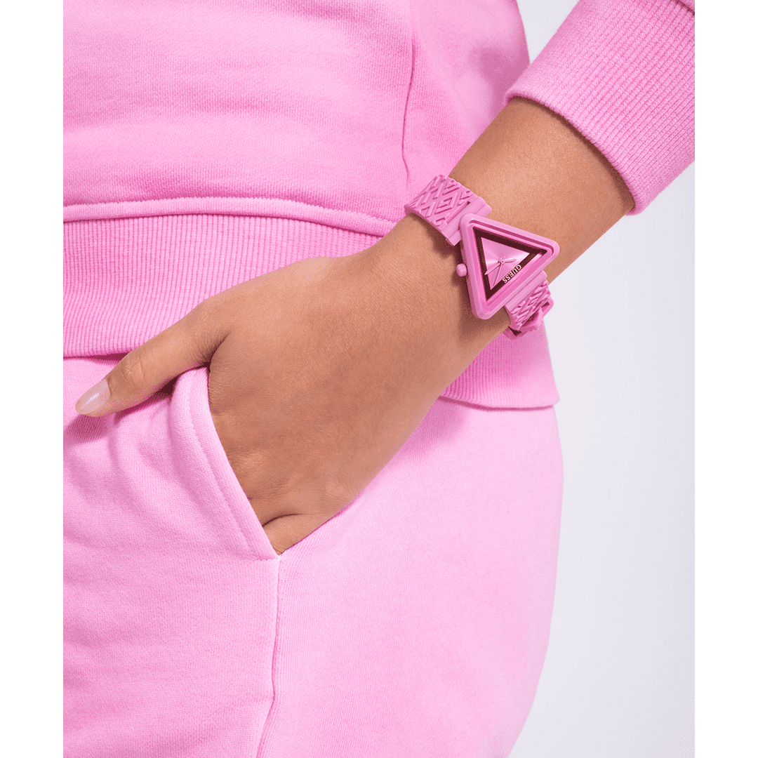 GUESS Ladies Pink Analog Watch
